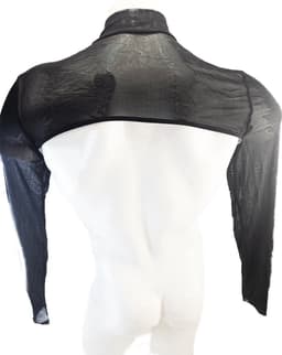 BNDGx® - Sexy Erotische korte crop Top - Maat S/M - shirt rollenspel top mannen met ijzeren ringen — thumbnail 2