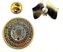 Welsh Cymru Schotland Schotse Saltire Verenigd Koningkrijk UK Vriendschap Metalen Emaille Land Vlaggen Pin Badge, Metaal — thumbnail 2