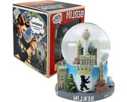 Sneeuwbol Berlijn - Souvenir Duitsland - Woondecoratie - Gedetailleerd design - 9 x 65 x 9 cm - Transparant