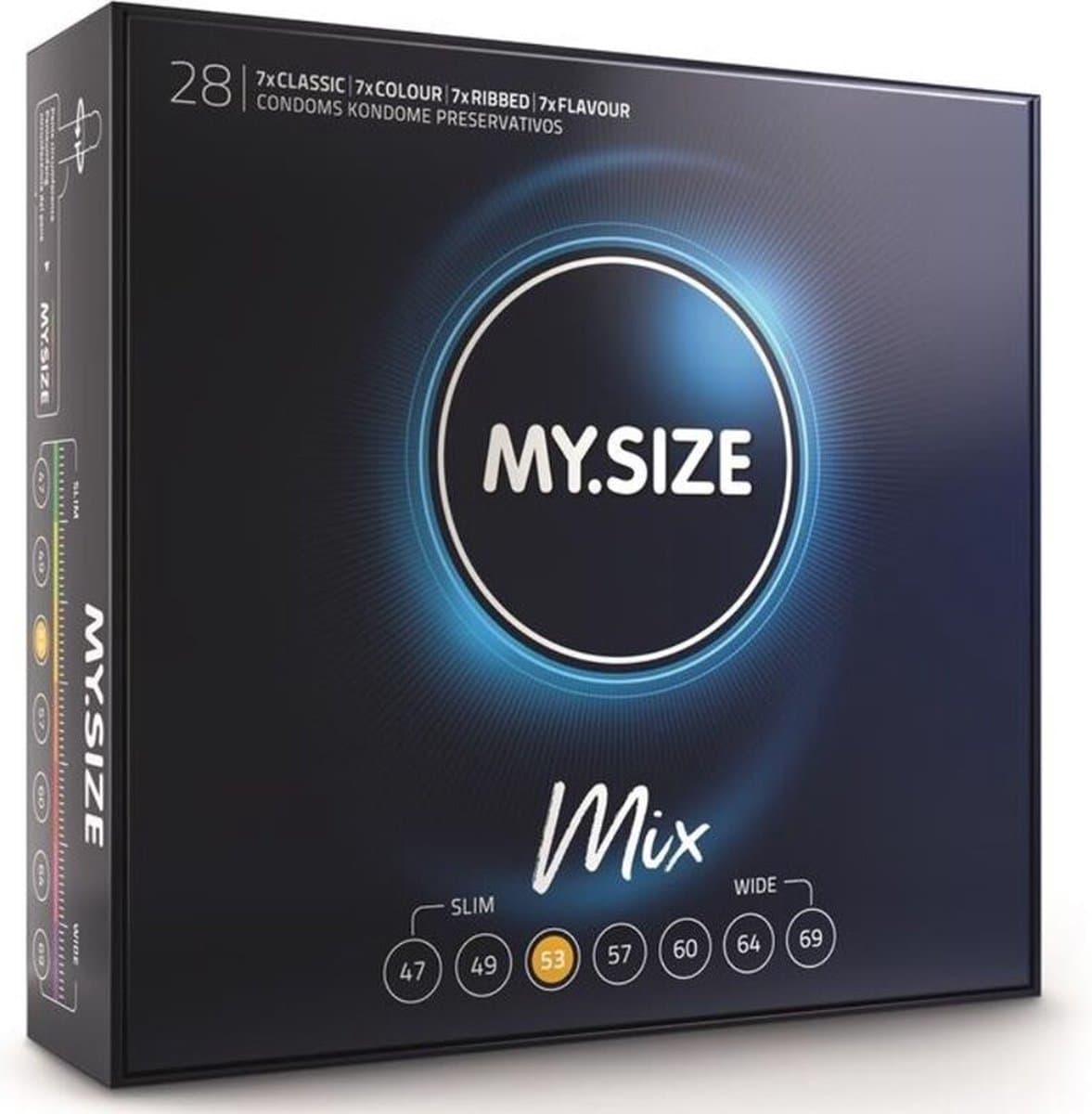 MY SIZE MIX | My Size Mix Condoms 53 Mm 28 Units — afbeelding 1