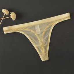 Zijdezachte Heren Strings Ondergoed Lage Taille Naadloze Mini Slip — thumbnail 2