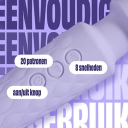 IVY LUX Wand Massager – Krachtige Draadloze Stimulator | 20 Vibratiepatronen & 8 Snelheden | Waterdicht, Fluisterstil & USB Oplaadbaar | Hypoallergeen & Ergonomisch Design — thumbnail 5