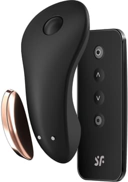 Satisfyer, bluetooth slipvibrator, oplegvibrator, 'Little Secret', 8,5 cm, met app, medische siliconen — thumbnail 2