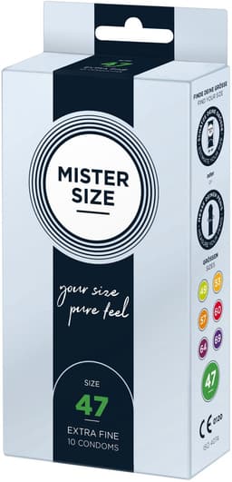 MISTER SIZE 47 Ultra Dunne XS condooms 10 stuks (verkrijgbaar in 7 maten) — thumbnail 2