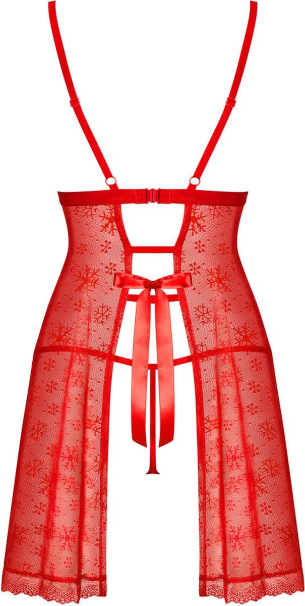 Obsessive - Claussica Babydoll & Thong M/L — afbeelding 1