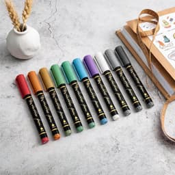 Bodypaint Markers - Huidverf Pennen - Gezichtstekeningen Maken - Huidvriendelijke Formule - 10 Kleuren - Multicolor — thumbnail 3
