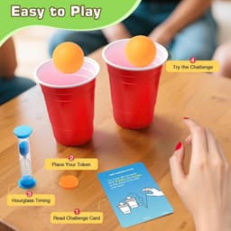 Partyspelletjes - Spel voor iedereen - Gezelligheid creëren - Voor jong en oud - 22 x 11.8 cm - Multicolor — thumbnail 3