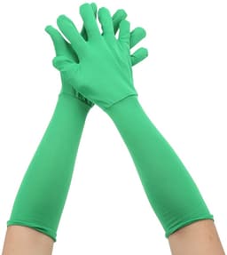 Chromakey Handschoenen GreenGloves voor Green Screen Fotografie Foto Video - Elleboog Lange Satijnen Handschoenen - Vrouwen - Party Kostuum - Kopen . — thumbnail 2