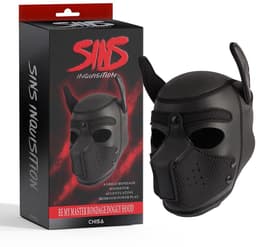 Sins Inquisition - Be My Master Bondage Puppy Hood - Zwart — thumbnail 4