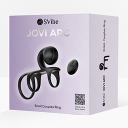 SVibe - Jovi Arc Couples Ring - Zwart — thumbnail 3