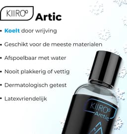 Kiiroo Arctic Glijmiddel op Waterbasis - 75 ml - Verkoelend & Tintelend Effect - Vegan - Speeltjes Proof — thumbnail 2