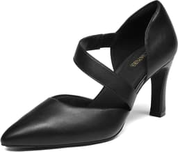 Dames Hoge Hakken Gepointeerde Teen Pumps voor Werk, Kantoor, Bruiloft en Dansen — thumbnail 1
