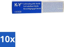 10 x K-Y Glijmiddel 82 gr - K-Y Bevochtigingsgel - Glijmiddel - Waterbasis - Bevochtigingsgel - Intiem Gebruik — thumbnail 1