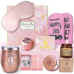 18e Verjaardag Cadeaus voor Vrouwen, Verwen Set voor Haar, Ideale Cadeau-ideeën voor 18-jarige Vrienden, Zussen en Dochters — thumbnail 1