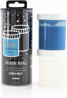 Clone-A-Willy - Refill Glow in the Dark Green Silicone — thumbnail 2