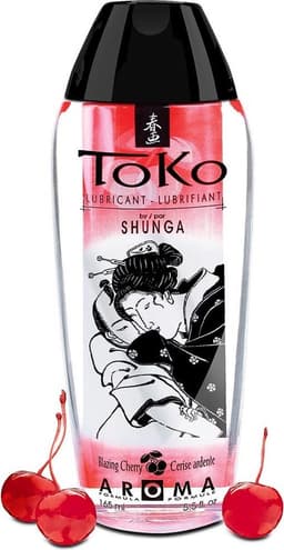 Shunga - Toko Aroma - Glijmiddel Met Smaakje - Blazing Cherry - Kers — thumbnail 2
