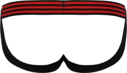 Svenjoyment Opvallend Gestreepte Jockstrap in Neopreen Gestreepte Look - Maat 2XL — thumbnail 3