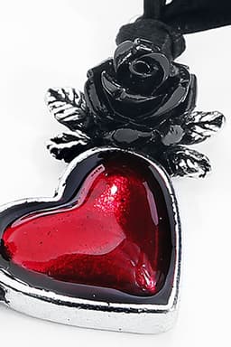 Alchemy Gothic Blood Heart Choker standaard Staal - — thumbnail 2