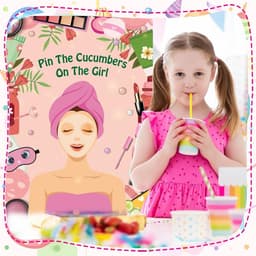 Ronte - Feestspel voor meisjesfeest, Poster Pin The Cucumber on The Girl, Make-up, Logeerpartij, Slaapfeestje, Feestartikelen voor vrouwen. — thumbnail 5