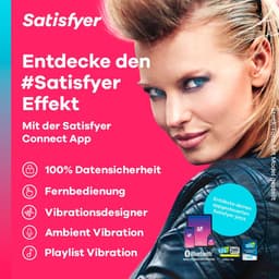 Satisfyer, Bluetooth Rabbit, Hot Bunny, 17,5 cm, met app, met warmtefunctie, 2 motoren, gemaakt van siliconen — thumbnail 3
