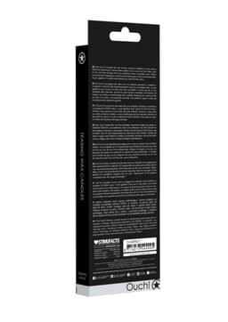 Teasing Wax Candles Large - Parafin - 4-pack - Black — thumbnail 1
