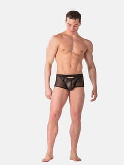 WOH heren microfiber trunk personal allure mesh zwart — thumbnail 4