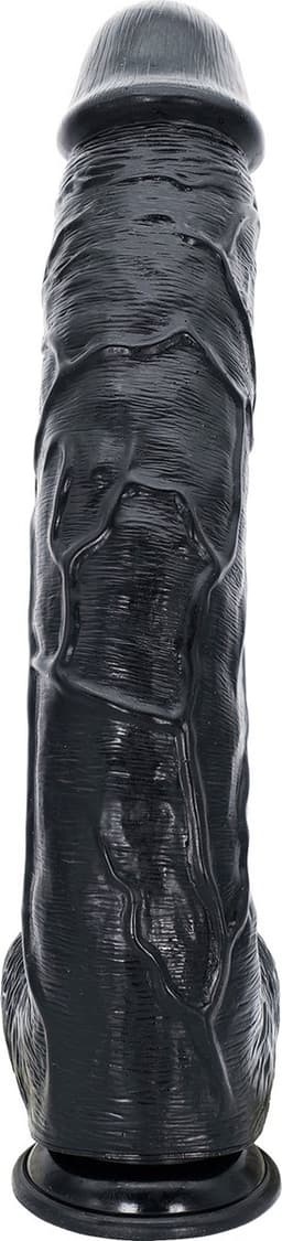 Dong XXXXL 52cm - Extreme Lange en Dikke Zwarte Dildo - Mega Dildo - 52 cm - Monsterlijke Dildo — thumbnail 4