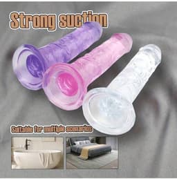Oneay 5.0cm*24cm Realistische dildo met zuignap, zachte anale dildo, anaalplug, anaalplug met penissimulatie, anaaldilatator voor prostaatmassage, unisex seksspeeltje — thumbnail 2