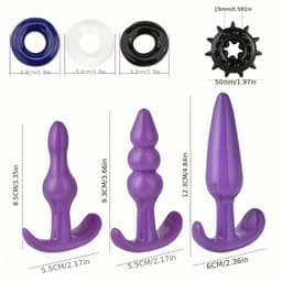Oneay BDSM Bondage Set 40-delig – Complete SM Set met Handboeien, Blinddoek, Zweep, Tepelklemmen & Buttplugs – PU Leer – Bondage Speeltjes voor Koppels, Beginners & Rollenspel - Rood — thumbnail 4