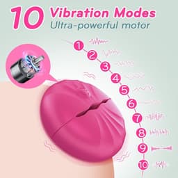 Oneay Tepelspeeltjes, tepelvibrators, 10 vibratiestanden, lichtgewicht en onzichtbaar speeltje, vibrerende tepelklemmen, seksspeeltjes voor volwassenen, seksspeeltjes voor vrouwen. — thumbnail 4