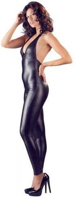 Cottelli Collection Sexy Wetlook Catsuit Met Open Kruisje — thumbnail 4