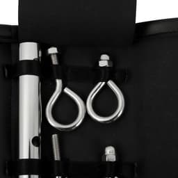 Banoch | Spreidstang verstelbaar + hoes | 50 cm - 80 cm zilver | spreader bar bondage — thumbnail 4