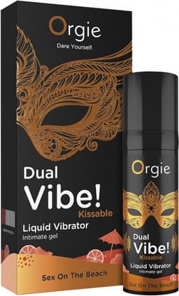 Orgie - Dual Vibe! Kissable Liquid Vibrator - Sex On The Beach - 0.5 fl oz / 15 ml — thumbnail 2
