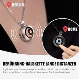 SnelShoppen - TOTWOO Vibrerende Ketting Touch met Afstandsbediening - Uniek Jubileumcadeau voor Hem of Haar - Modern Design in Zwart en Goud — thumbnail 4