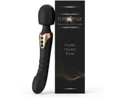 PURE XTENSE Premium Double Headed Wand - Massage Apparaat - 2x10 Vibratiemodi - IPX6 Spatwaterdicht - Model GL-52047-A