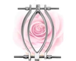 Adultshop Schaamlippen Spreider RVS - vagina spreider - spanning en intimiteit