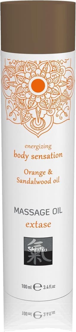 Extase Massage Olie - Sinaasappel & Sandelhout — thumbnail 1