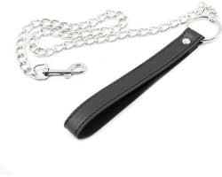 Kiotos - Zwarte Leash met Ketting