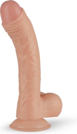 Real Fantasy - Vince - Realistische Dildo met Zuignap - 19,5 cm - Dildo - Dildo's - Sex Toys voor Vrouwen en Mannen - Dildo Mannen Anaal - Beige — thumbnail 1