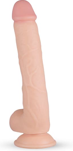 Real Fantasy - Elvin - Realistische Dildo met Zuignap - 27,5 cm - Dildo - Dildo's - Sex Toys voor Vrouwen en Mannen - Dildo Mannen Anaal - Beige — thumbnail 3