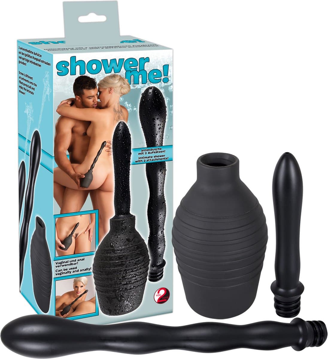 Intieme Douche Set Met Opzetstukken — afbeelding 1
