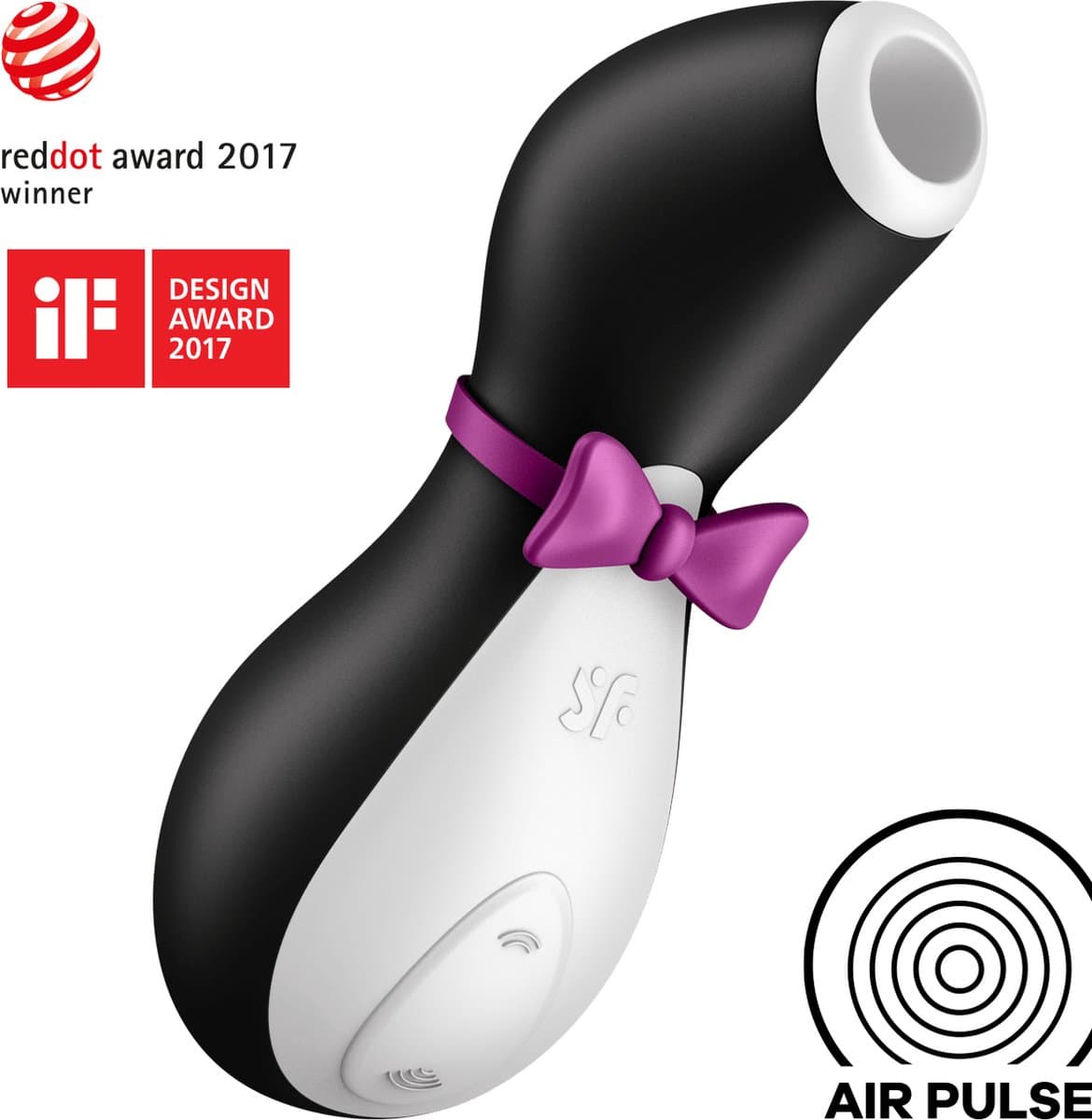 Satisfyer Pro Penguin | clitoriszuiger met 11 intensiteitsniveaus voor contactloze stimulatie | oplegvibrator met accutechnologie | waterdicht — afbeelding 1