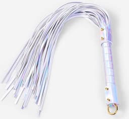 Glanzende Regenboog Bondage Flogger – BDSM Zweep – Fetish Accessoire — thumbnail 2