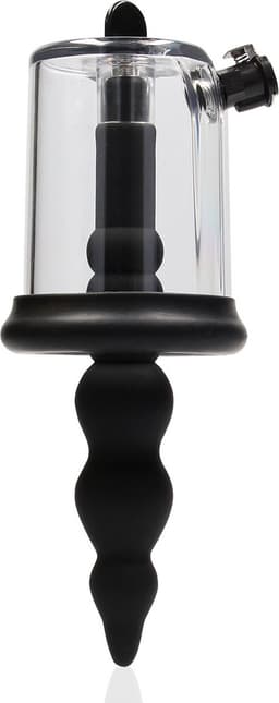 Rosebud Pompen - Rosebud Cylinder met Siliconen Anaal Kralen Insert - Anus Opzwellen - Intens Anaal Play - Rosebud Cylinder met Handpomp — thumbnail 4