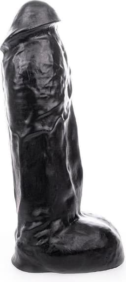 HUNG System - Zac - Dildo - Met Vac-U-Lock - Large - Zwart — thumbnail 1