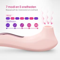 Pure Pleasure ® Vibrators voor Vrouwen - Luchtdruk Vibrator - 10 Zuigstanden – Clitoris Stimulator voor Vrouwen – Oplaadbaar & Fluisterstil – Roze — thumbnail 3