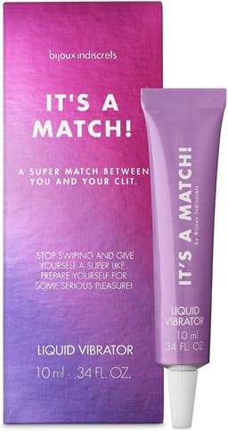 Bijoux Indiscrets - BIJOUX IT’S A MATCH LIQUID VIBRATOR 10 ML | Clitoris Stimulator | Intense Orgasm for Woman | Woman Libido | Woman Wellness — thumbnail 1