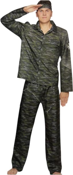 Hot Soldaten Pak voor Mannen – Sexy Militair Outfit - Xtra Large Plussize — thumbnail 2