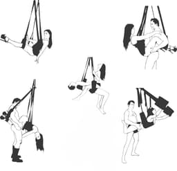 MKSS® Sex Schommel Volwassenen - Sex Stoel - Sex Toys voor Koppels - Zwart — thumbnail 1