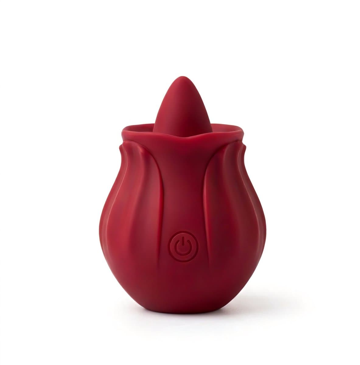 SF Toys – Rozen Tong Vibrator – Clitorale Stimulator – Magnetisch Oplaadbaar – Waterdicht – 10 Vibratiestanden – Rood — afbeelding 1